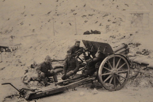 canon in kobarid mountains